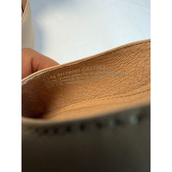 Halogen D'Orsay Heels Womens Size 9.5 Nude Leather Pointed Toe Stilettos Dressy - Picture 14 of 14